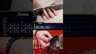 Led Zeppelin - Kashmir | guitar tutorial #shorts