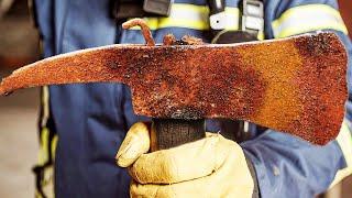 Restoration of Antique Firefighter Axe