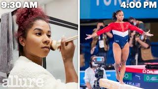 Olympic Gold Medalist Jordan Chiles' Entire Routine, From Waking Up to Winning Medals | Allure