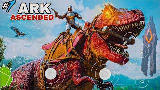 𝗧𝗛𝗘 𝗕𝗘𝗚𝗜𝗡𝗡𝗜𝗡𝗚 | ARK SURVIVAL ASCENDED ANDROID GAMEPLAY ON CHIKII APP