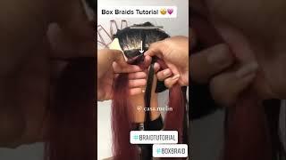 HOW TO:BOX BRAID -How to Box Braids for beginners| #knotless box braids #braids