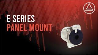 E Series - 1/4" Locking Panel Mount Jack