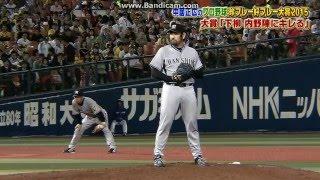 プロ野球 珍プレー好プレー大賞2015  大賞「下柳 内野陣にキレる」