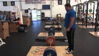 Jarred Rome 182kg clean side