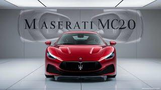 THE FUTURE OF SUPERCARS: Maserati MC20 - Features, Specs, and Performance!