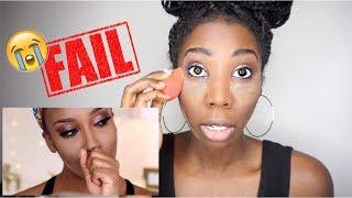 I TRIED FOLLOWING A JACKIE AINA MAKEUP TUTORIAL!