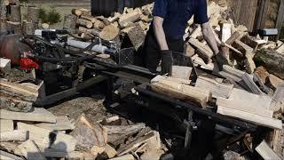 Homemade log splitter AareVideo 2018