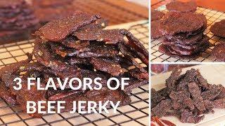 How To Make Beef Jerky In Oven (Teriyaki, Spicy Beef, Char Siu Recipes)