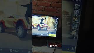 My pc was build now I am playing free  fire today now #shorts #short #shortvideo