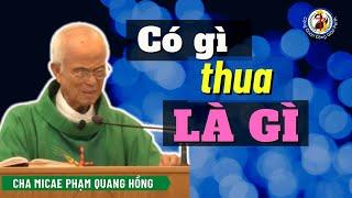  Buông bỏ để nhẹ nhàng thanh thoát - Cha Phạm Quang Hồng