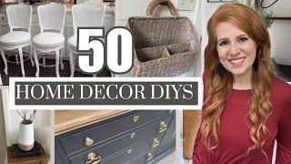 50 DIY HOME DECOR THRIFT FLIPS • AFFORDABLE DECORATING IDEAS