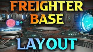 Functional No Man's Sky Freighter Base Building Layout Tutorial 2022