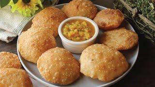 Street Style Daal Kachori with Aalo Tarkari  Recipe By Chef Hafsa