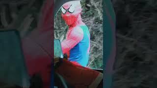 Superheroes #shorts SPIDERMAN in Real Life