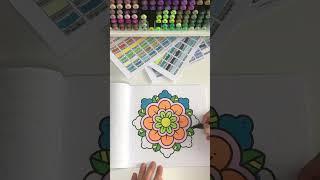 Relax & Color  Coco Wyo Mandala from Comfy Patterns  #CocoWyo #AdultColoring #ColoringBookPages