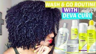 WASH AND GO ROUTINE USING DEVACURL |  SILICONE FREE  |  ON CURLY, NATURAL HAIR