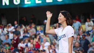 Singing the National Anthem at the Dodgers Game