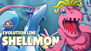 Shellmon Evolution Line