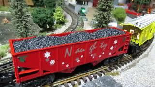 Christmas special episode of Jonny's trains