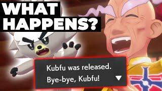 What Happens If You RELEASE Your Kubfu In The Isle Of Armor DLC's Story In Pokémon Sword & Shield?