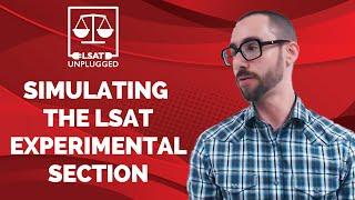 Simulating the LSAT experimental section