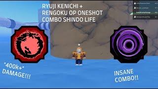 RYUJI KENICHI + RENGOKU OP ONESHOT COMBO | Shindo Life Roblox