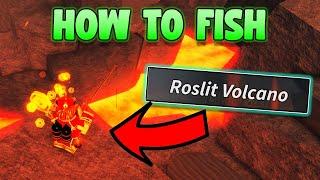 How To Fish in Roslit Volcano in Fisch! Roblox