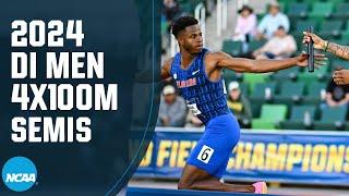 Men's 4x100m semifinals - 2024 NCAA track and field championship