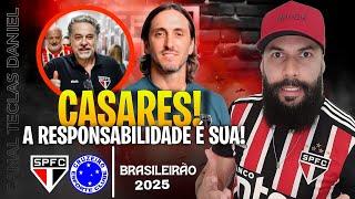 NOTÍCIA SOBRE A NÃO DEMISSÃO DE ZUBELDÍA! A RESPONSABIDADE É SUA CASARES! SÃO PAULO 1X1 CRUZEIRO