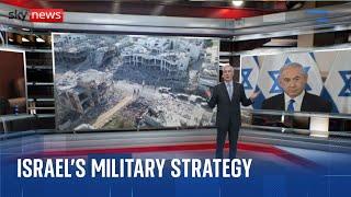 What does the Israeli defence forces fighting zone look like?