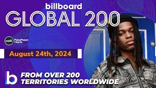 Billboard Global 200 Singles of This Week (August 24th, 2024)