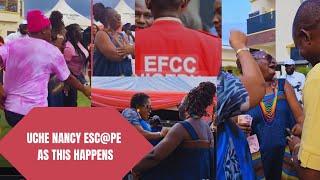 You are not above the law: Uche Nancy Esc@pe EFCC as this happens #trendingnews #uchenancy#viral