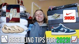 3 SNEAKER RESELLING TIPS TO USE IN 2023 TO HELP YOU PROFIT!