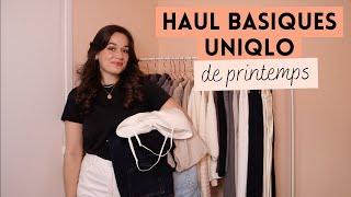 HAUL UNIQLO | BASIQUES DU PRINTEMPS | GARDE ROBE CAPSULE PRINTEMPS | Lauriane Villa