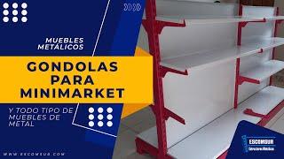 ⭐Gondolas para minimarket | gondolas para supermercado y gondolas para tiendas⭐⭐⭐⭐⭐