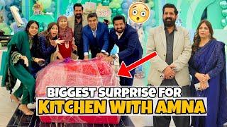 BIGGEST SURPRISE  For KITCHEN WITH AMNA!  | Fun At Birthday Party  | BaBa Food RRC