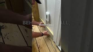 Exterior Siding Install  | Hardie Board Siding Under Door #shorts #construction #builder #diy