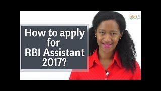 How to Apply for RBI Assistant 2017 | RBI Assistant Application Process | TalentSprint