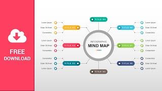 How to Make a Mindmap diagram in Microsoft Office PowerPoint -Free Download