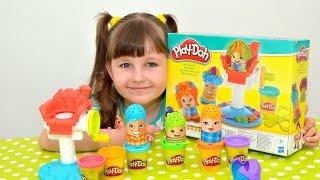 Парикмахерская из Плей До Сумашедшие причёски Play Doh Crazy Cuts Fuzzy Pumper