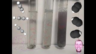 Карбид кальция c водой, с серной кислотой и с соляной кислотой