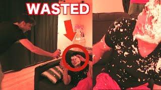 SHAVING CREME IN THE FACE PRANK (Moe Adams)