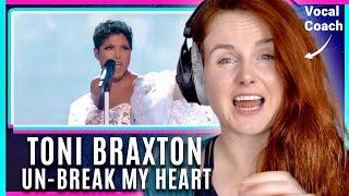 Incredible! Vocal Coach reacts to and analyses Toni Braxton - Un-Break My Heart (Live at AMAs 2019)