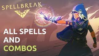 Spellbreak - All Gauntlet Spells and Spell Combos