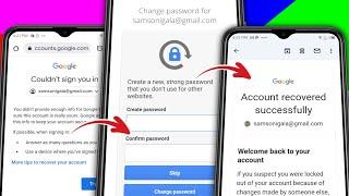 How to Recover Gmail Account Password without Recovery Email and Phone Number 2024