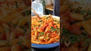 Easy Penne Arrabbiata (+plant-based protein variation)