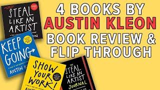 Austin Kleon - Steal Like an Artist, Show Your Work, Keep Going - Book Review & Flip Through