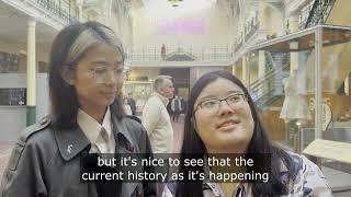 Visitors in Birmingham Museum & Art Gallery