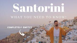 COMPLETE Guide to SANTORINI, GREECE in 2021!- Oia & Fira Tour,  Beaches + Cost Breakdown