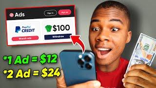 Earn $12 PER AD You Watch! *$100 Payment Proof*  (Make Money Online Watching Ads 2024)